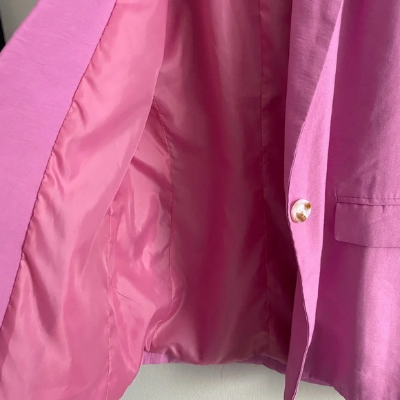 ELLISON Pink Oversized Blazer Size Small - Picture 5 of 7